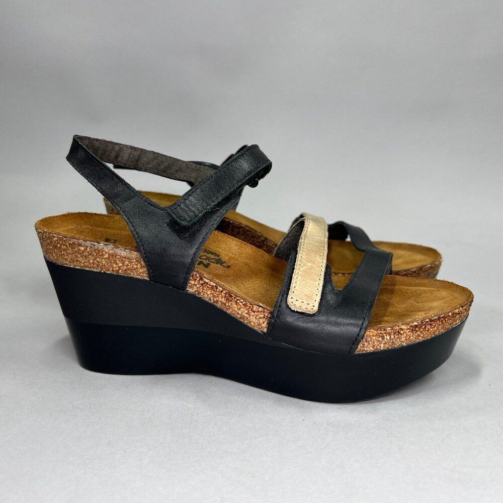 NAOT Women's Size 4.5 Wedge Platform Sandals
